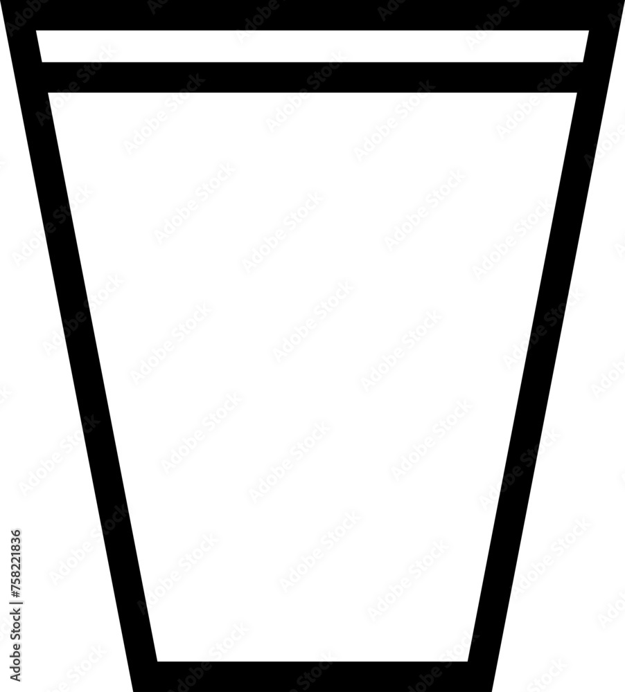 Gläser line icon vector. Gläser line icon vector.