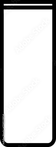 Gläser line icon vector.