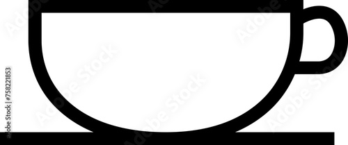 Gläser line icon vector.