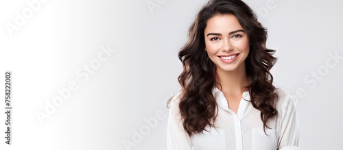 Radiant Woman Exuding Confi...