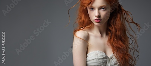 Enchanting Woman Adorned in...