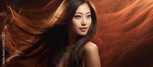 Graceful Woman Enjoying the...