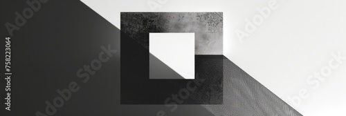 geometric abstract in black and white shades
 photo