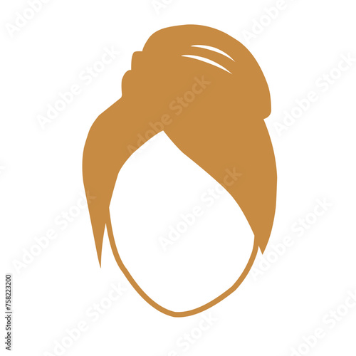 beautiful hair style,vector