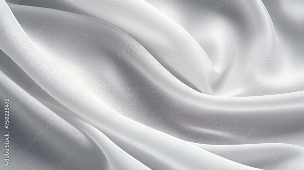 Detailed view of white fabric, versatile for various projects
