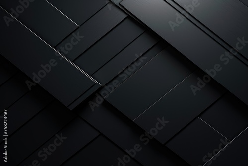 Close up shot of a black wall with distinct lines. Suitable for background or texture use