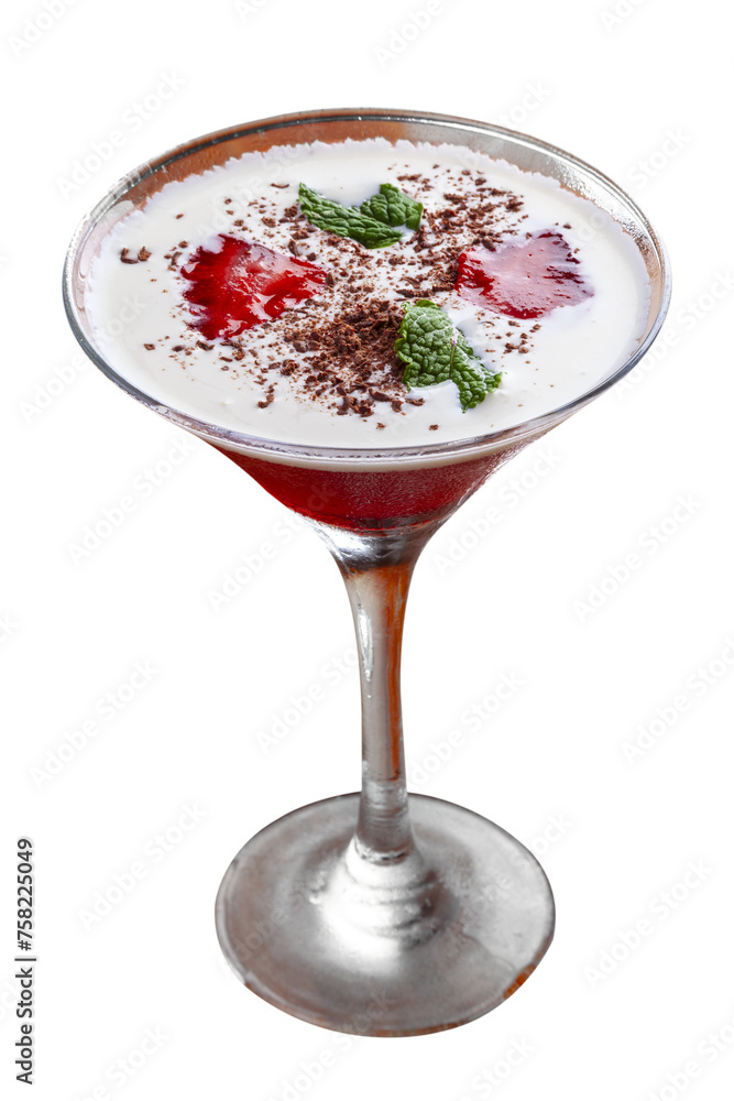 Strawberry cocktail with mint and cinnamon Strawberry cocktail with mint and cinnamon