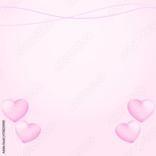 pink heart background © Ton