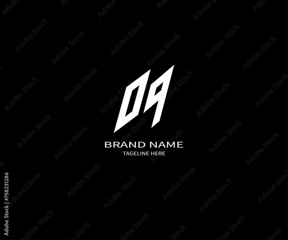 DQ letter logo Design. Unique attractive creative modern initial DQ initial based letter icon logo