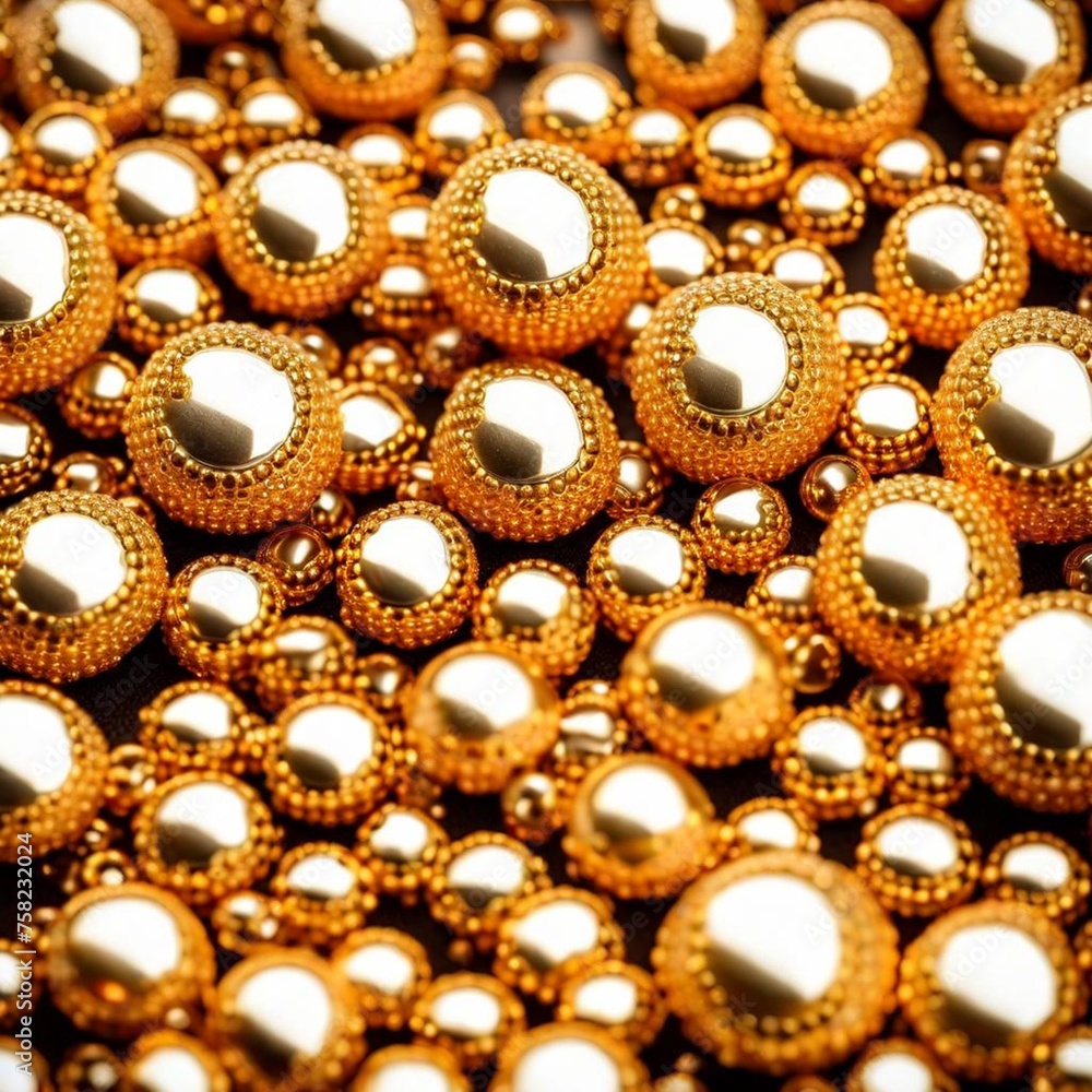 background with golden balls background with golden balls