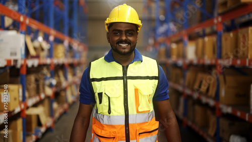 Smiling Portrait of warehouse workers © pigprox