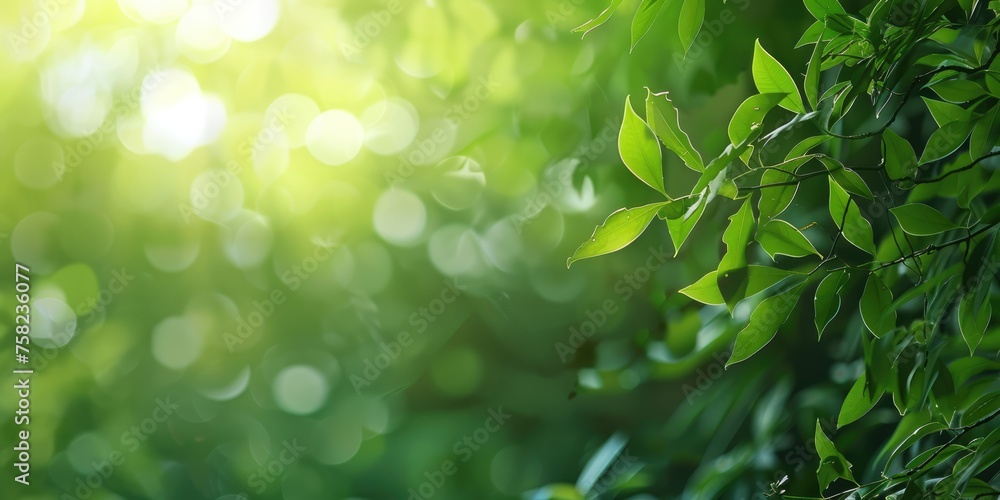 A light green background of smooth plant leaves with white highlights. Juicy tree branches behind a light bokeh. Modern eco-friendly background, postcard A light green background of smooth plant leaves with white highlights. Juicy tree branches behind a light bokeh. Modern eco-friendly background, postcard