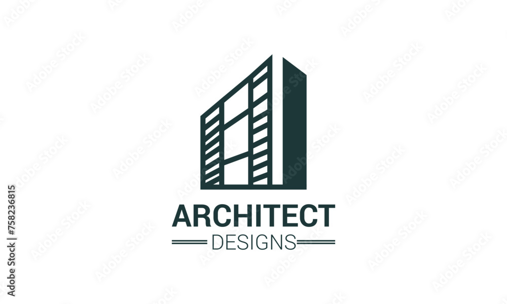 Modern badge showcasing architectural innovation, with cutting-edge design principles and forward-thinking concepts.