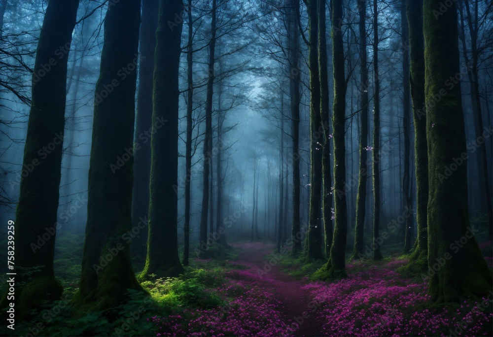 Fototapeta premium morning in the woods