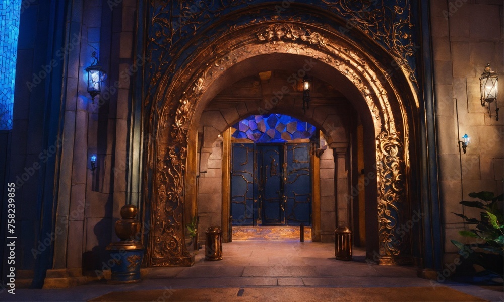 Obraz premium entrance to the cathedral