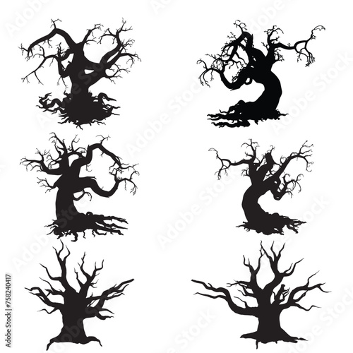 Bare Tree silhouette vector