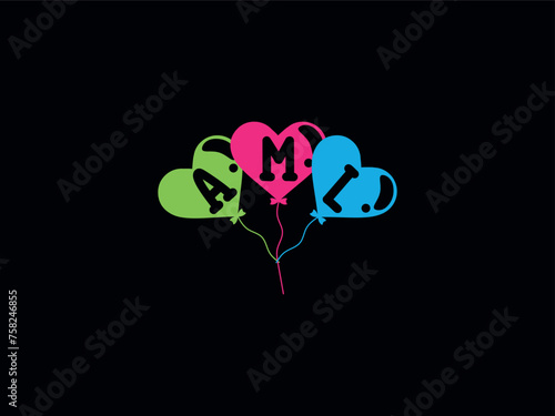 AML Birthday Balloon Logo Image