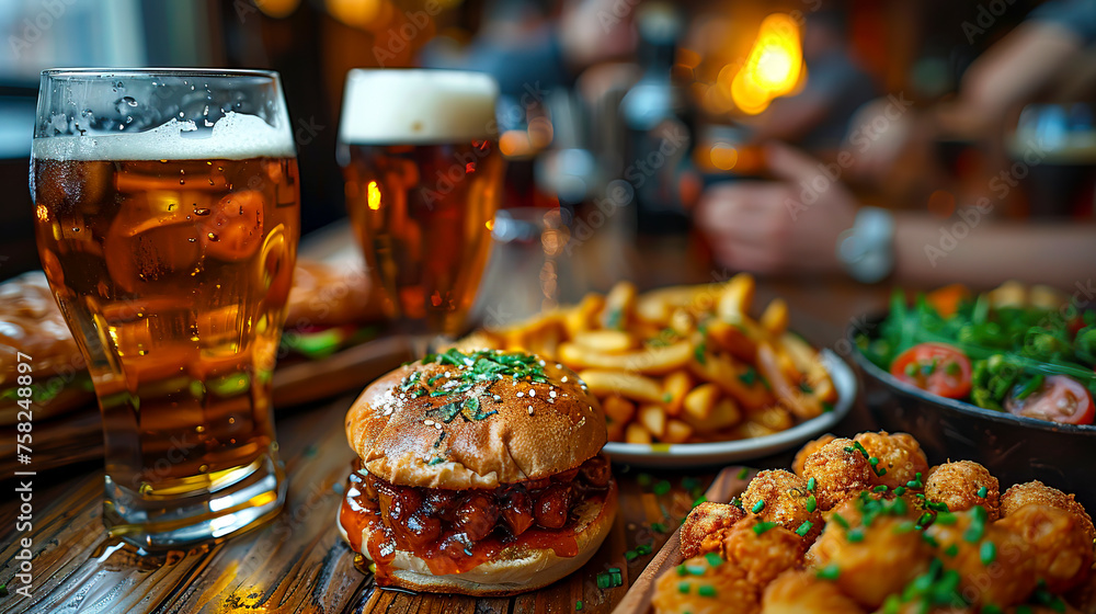 Delicious Bites and Sips: A Macro View of Pub Snacks and Beverages Delicious Bites and Sips: A Macro View of Pub Snacks and Beverages