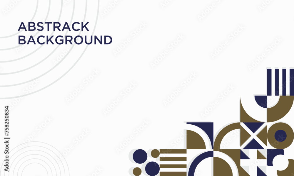 Vector Trendy abstract art geometric background with flat, minimalist style Vector Trendy abstract art geometric background with flat, minimalist style