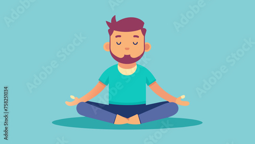 yoga pose vector illustration