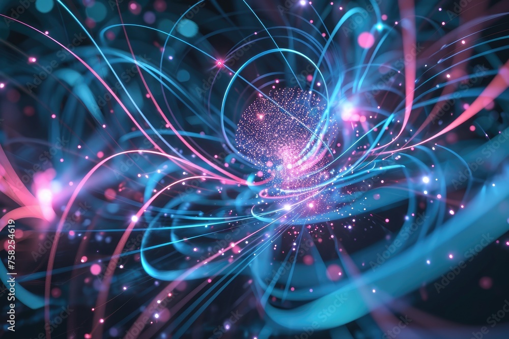 Obraz premium quantum key distribution methods for secure communication