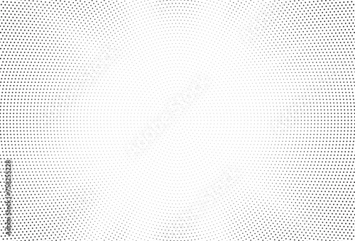 Halftone gradient sun rays pattern. abstract halftone vector dots background. monochrome dots pattern. pop art, comic small dots. star rays halftone poster. shine, explosion. sunrise rays background.	