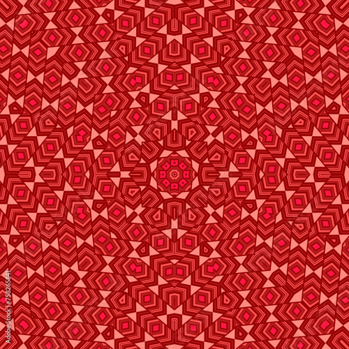 Beautiful geometric periodic ornament vector composition. Modern textile