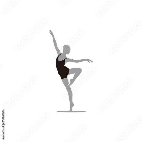 Illustration Creative Ballet Silhouette Vector