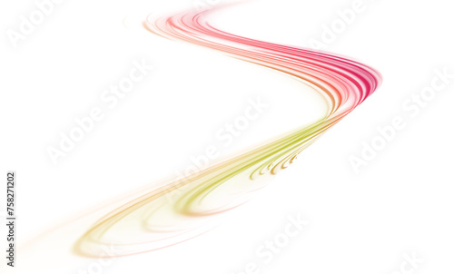 Sport car is made of polygons, lines and connected dots. Abstract neon light rays background. A colorful motion background of city light trails. Vector PNG. 
