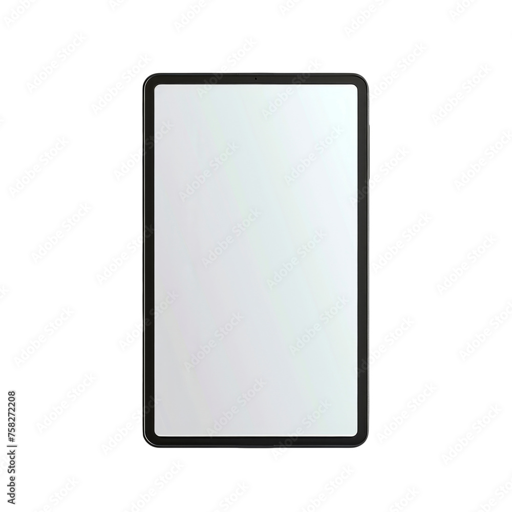 Tablet mockup with an empty screen - Transparent background, Cut out Tablet mockup with an empty screen - Transparent background, Cut out