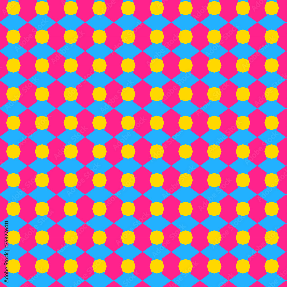 Geometric pattern in 90s and 80s colors. Neon striped pattern. vector illustration.