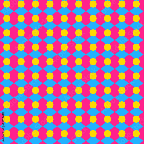 Geometric pattern in 90s and 80s colors. Neon striped pattern. vector illustration.