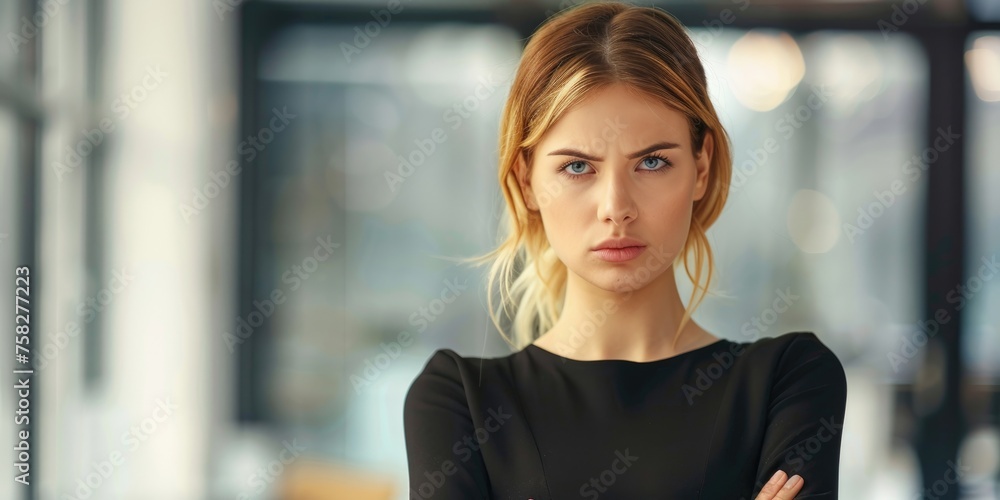 An office worker, who had a falling out with her colleague An office worker, who had a falling out with her colleague