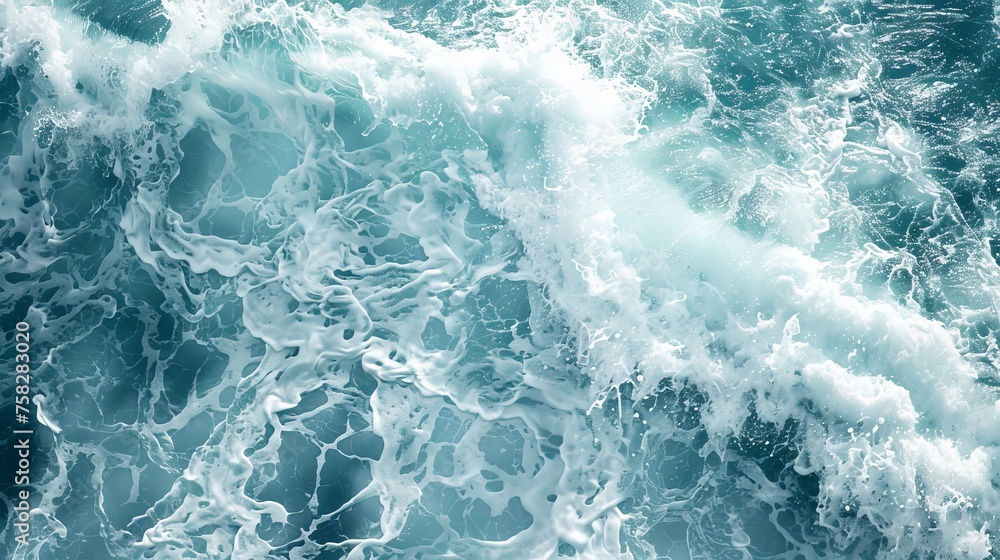 Fototapeta premium Sea waves background.