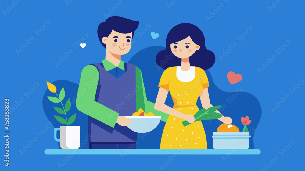 Husband wife vector illustration Husband wife vector illustration