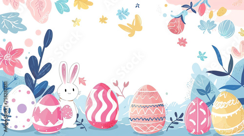 Spring Whimsy: Easter Bunnies and Vibrant Nature