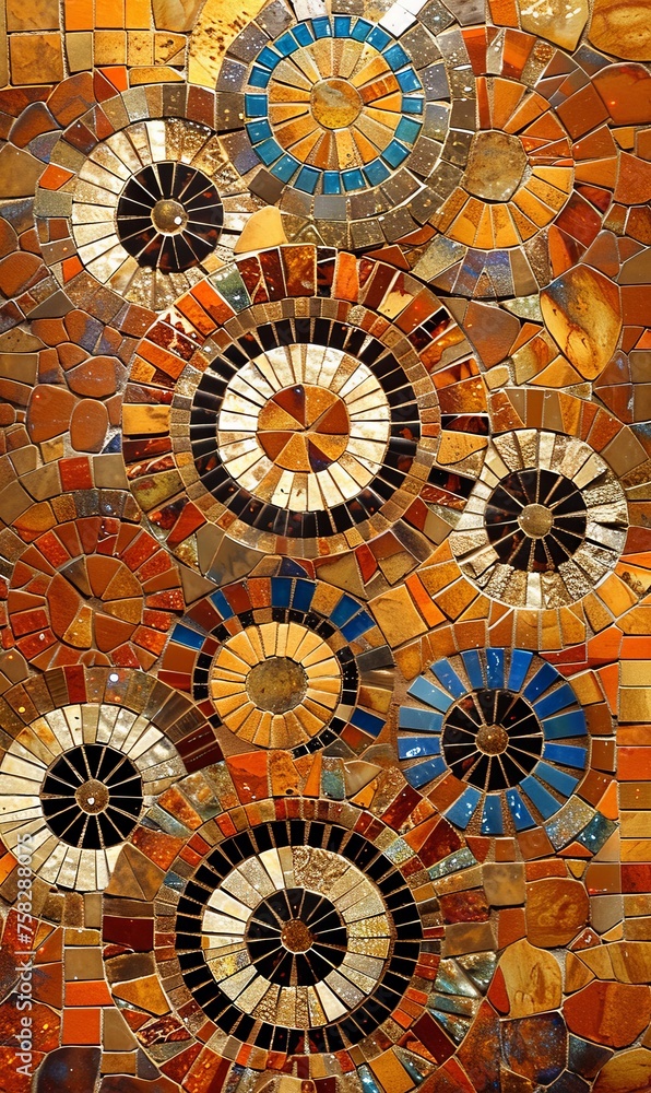 Glazed ceramic tiles. Glazed ceramic tiles.
