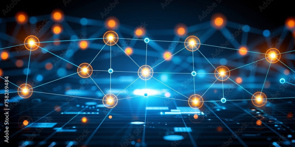 Network Nexus: An Intricate Web of Digital Connections Highlighting the Interconnectedness of Modern Technology, Generative AI Network Nexus: An Intricate Web of Digital Connections Highlighting the Interconnectedness of Modern Technology, Generative AI