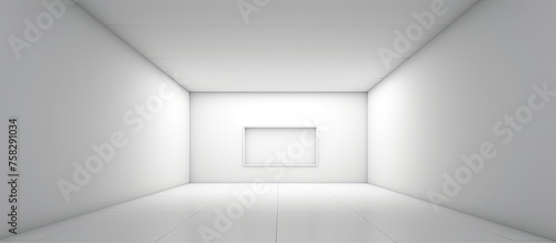 Wallpaper Mural The room features a square fixture on the flooring, surrounded by tints and shades of darkness. The building showcases symmetry, with a rectangle art piece on the wood ceiling Torontodigital.ca