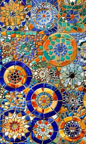 Wallpaper Mural Glazed ceramic tiles. Torontodigital.ca