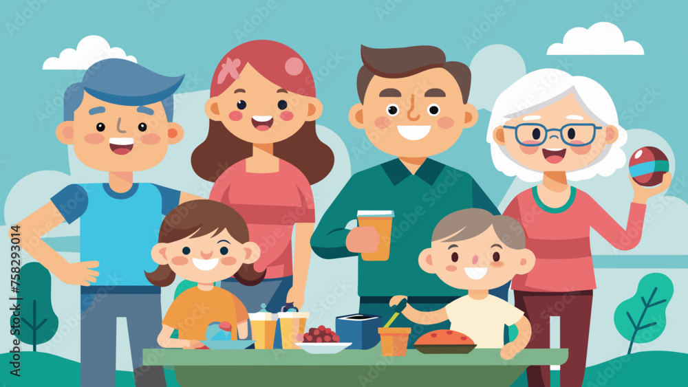 happy family vector illustration happy family vector illustration