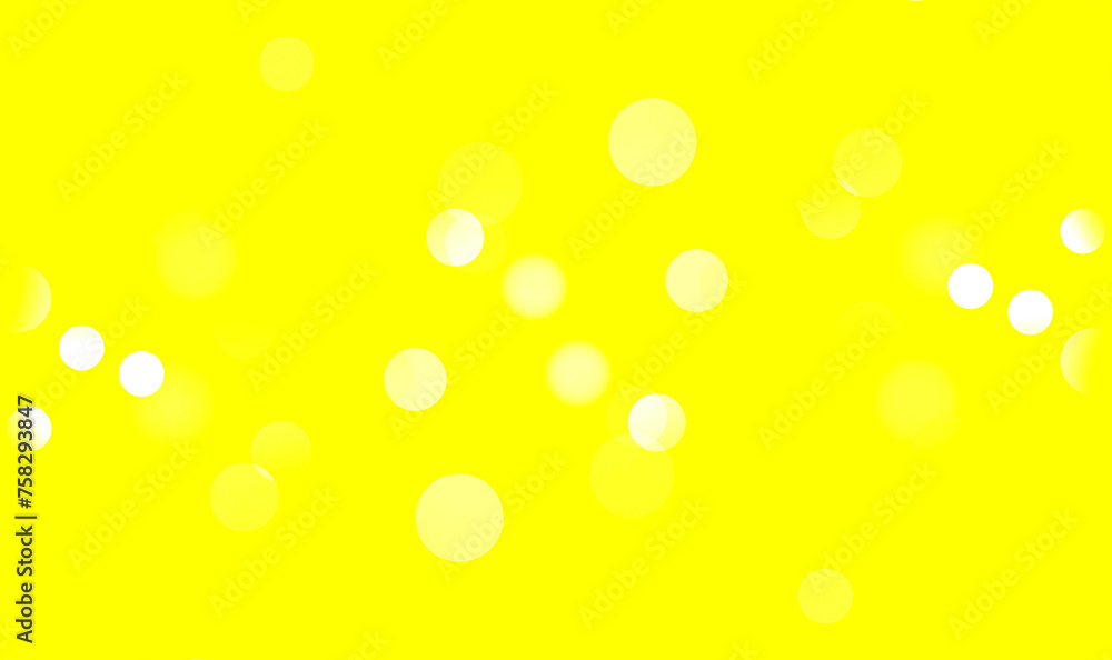 Yellow bokeh background banner perfect for Party, ad, event, Anniversary, and various design works