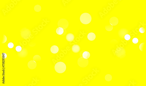 Yellow bokeh background banner perfect for Party, ad, event, Anniversary, and various design works