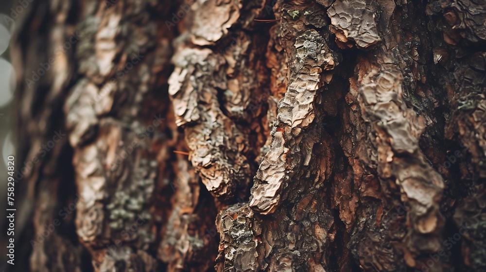 An Image Showcasing the Intricate and Rough Bark of a Tree: Nature's Texture Revealed in Close Detail. An Image Showcasing the Intricate and Rough Bark of a Tree: Nature's Texture Revealed in Close Detail.