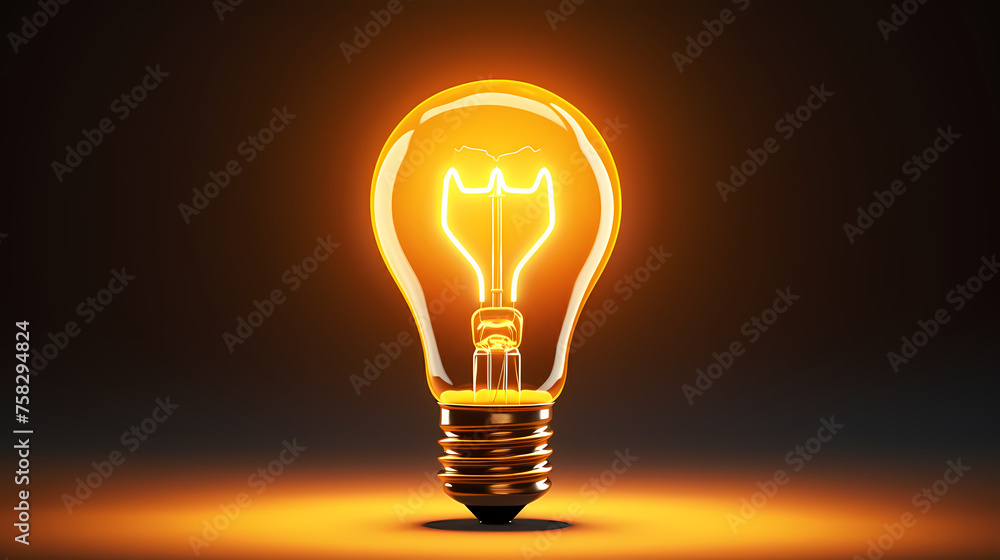 yellow light bulb,idea concept yellow light bulb,idea concept
