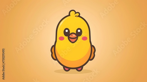 cute chick logo animal
