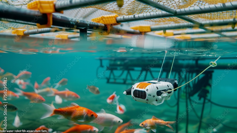 custom made wallpaper toronto digitalfish swimming in the aquarium