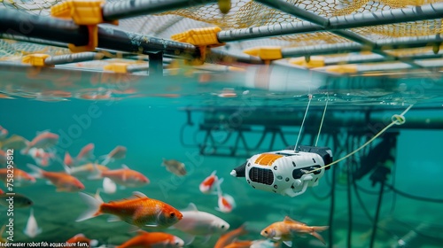 Wallpaper Mural fish swimming in the aquarium Torontodigital.ca