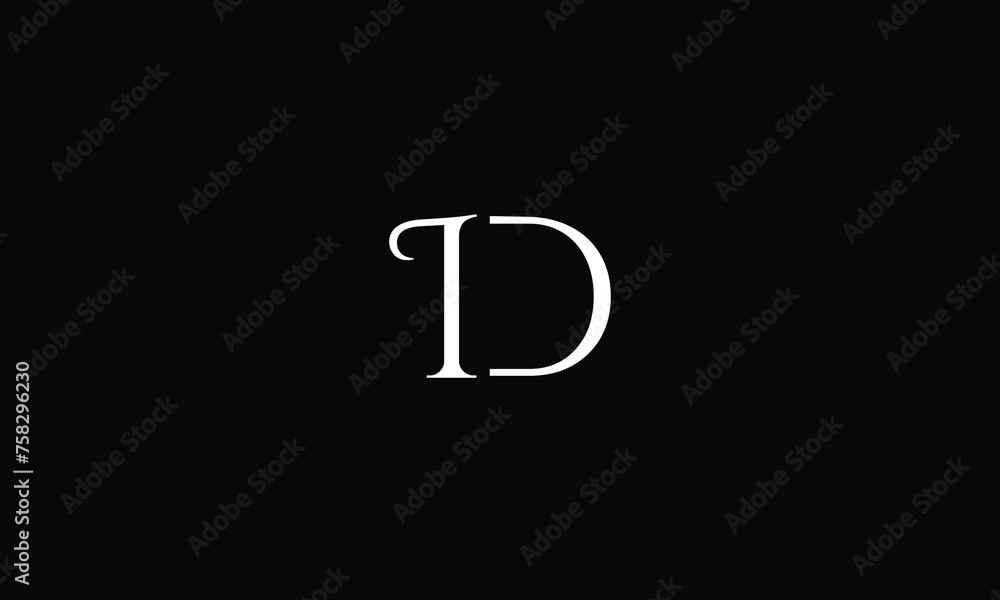 DI, ID, D, I, Abstract Letters Logo Monogram DI, ID, D, I, Abstract Letters Logo Monogram