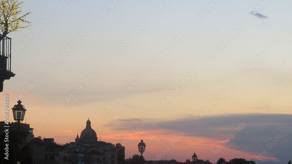 Obraz premium Atardecer en Italia